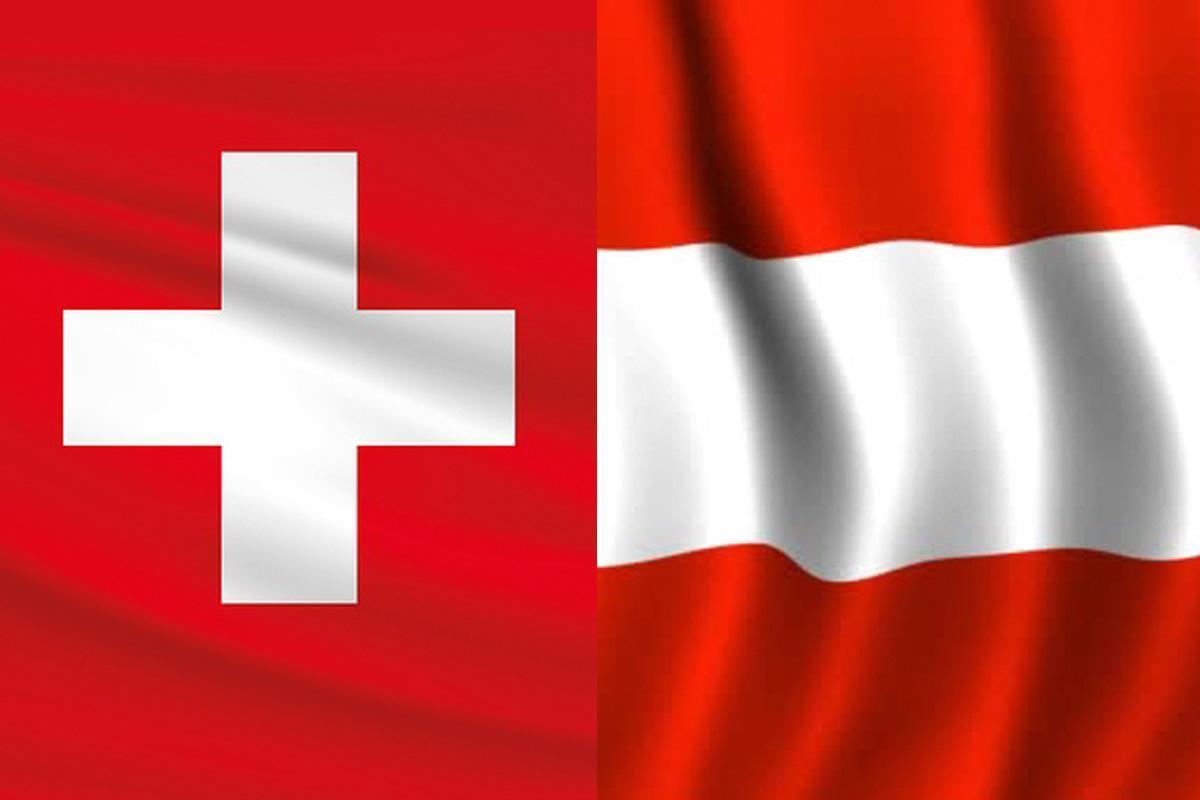 Suiza y Austria.