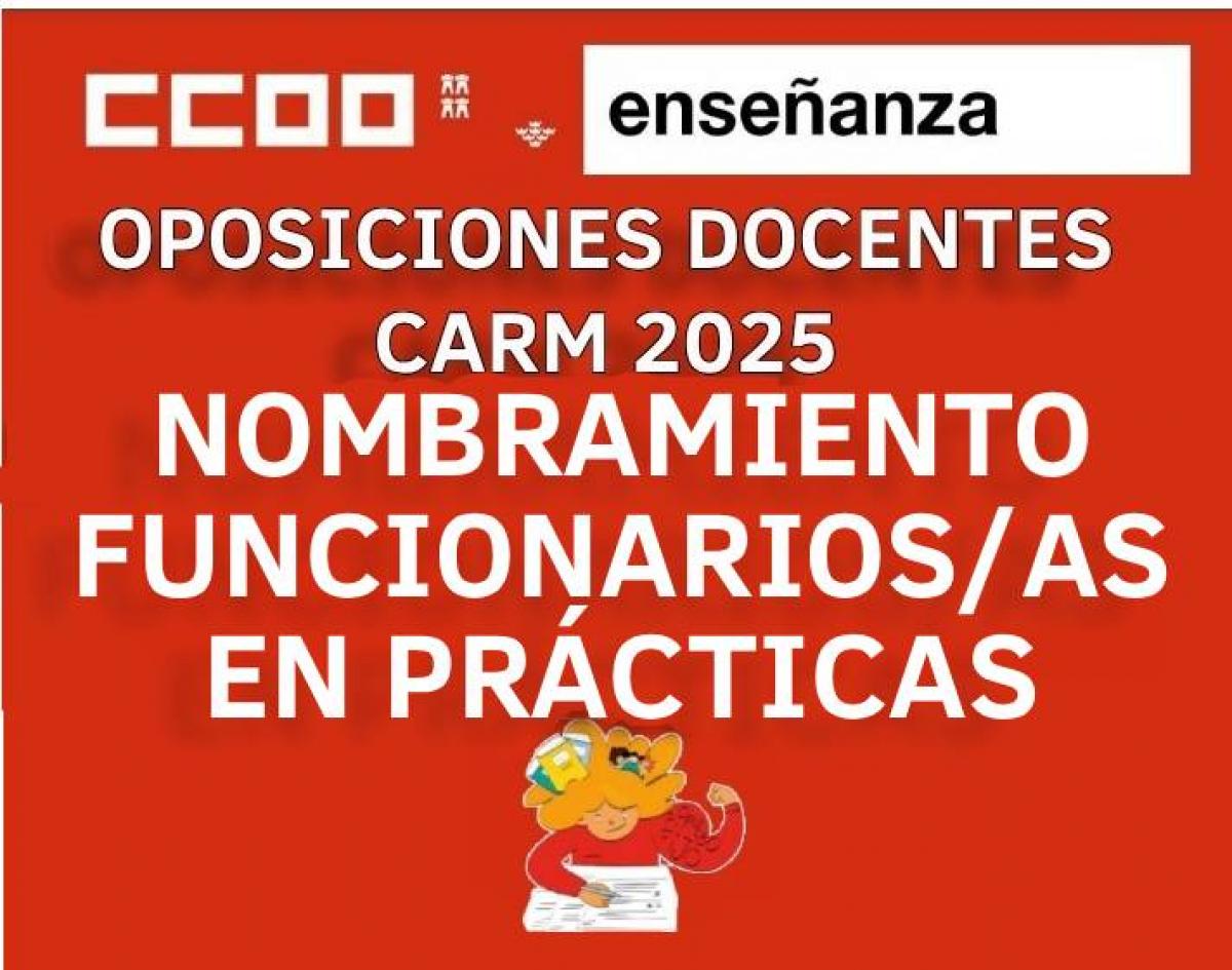 BORM FUNC PRCTICAS OPOSICIONES DOCENTES CARM 2025