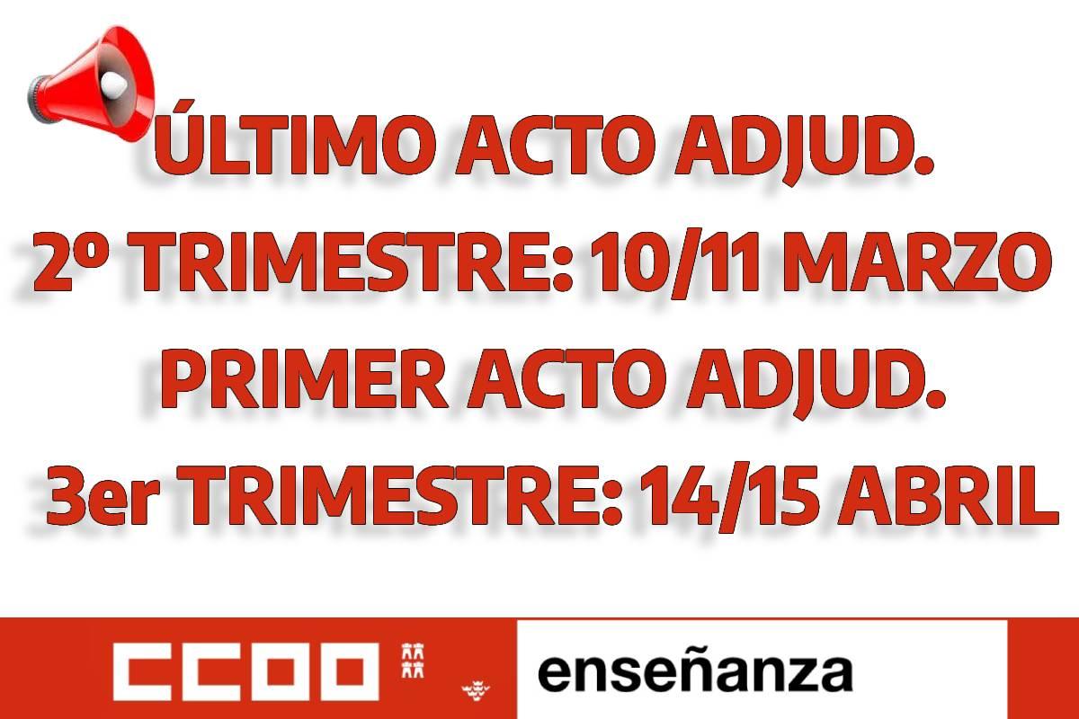 ÚLTIMO ACTO MARZO 2026