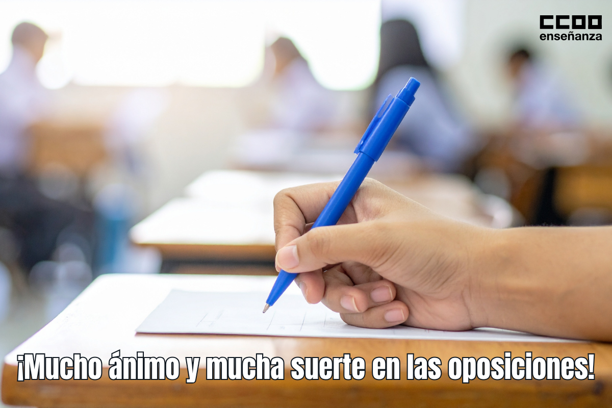 Estamos codo con codo contigo en el proceso de oposiciones