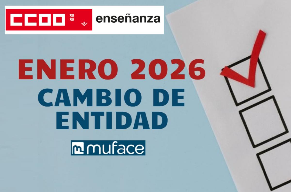 MUFACE CAMBIO ENTIDAD ENERO 2026