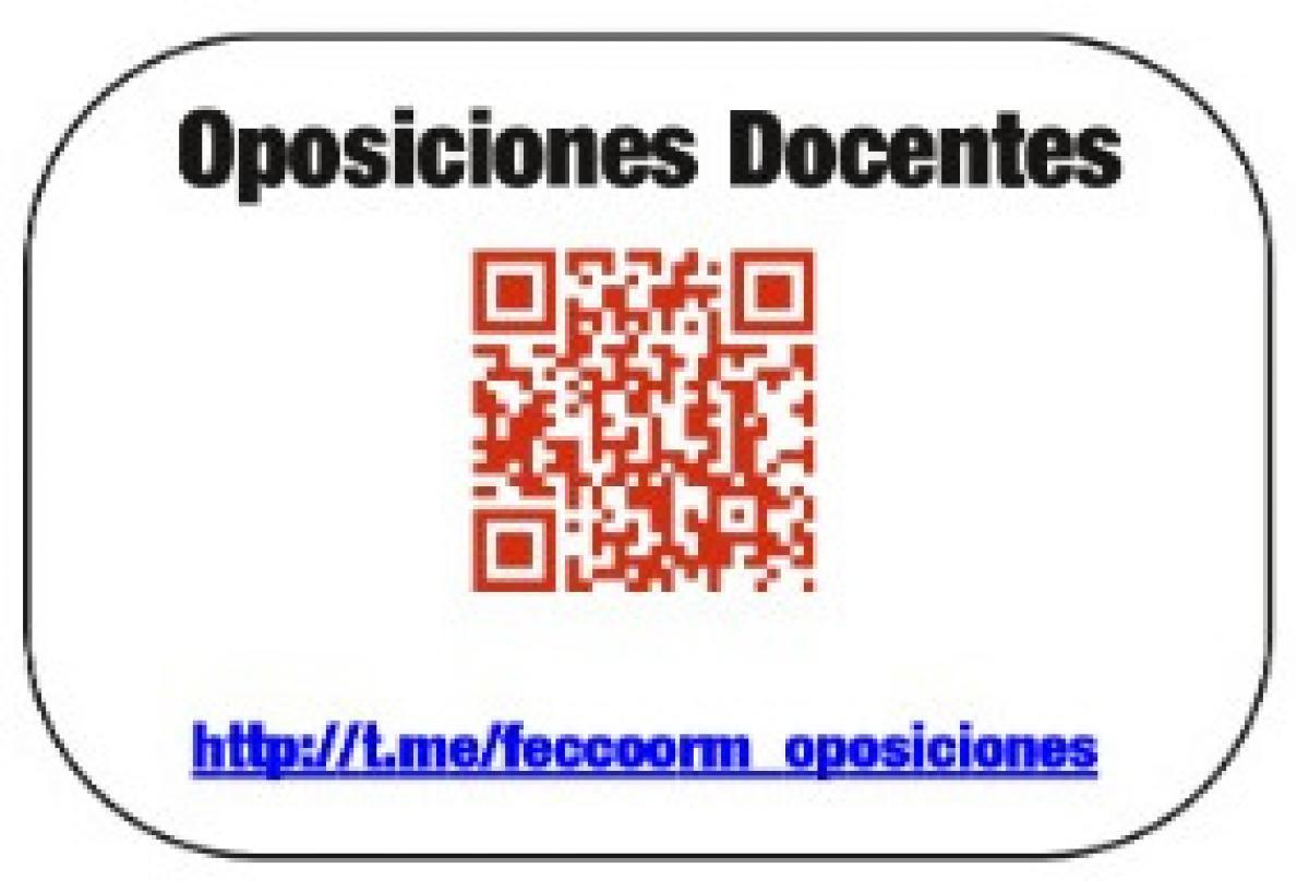 Telegram Oposiciones Docentes