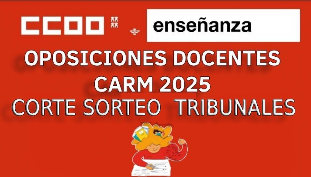 SORTEO TRIBUNALES OPOS 2025