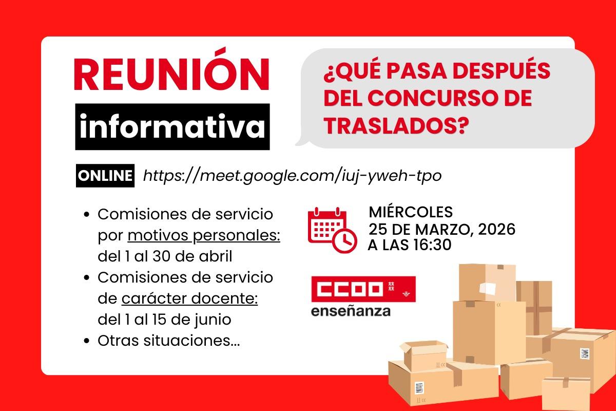 REUNIÓN TELEMÁTICA COMISIONES SERVICIO