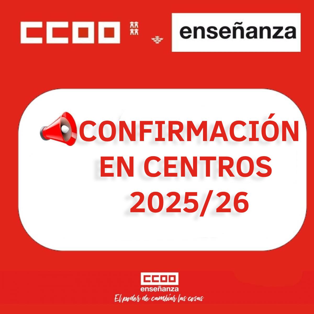 CONFIRMACIONES 2025 2026