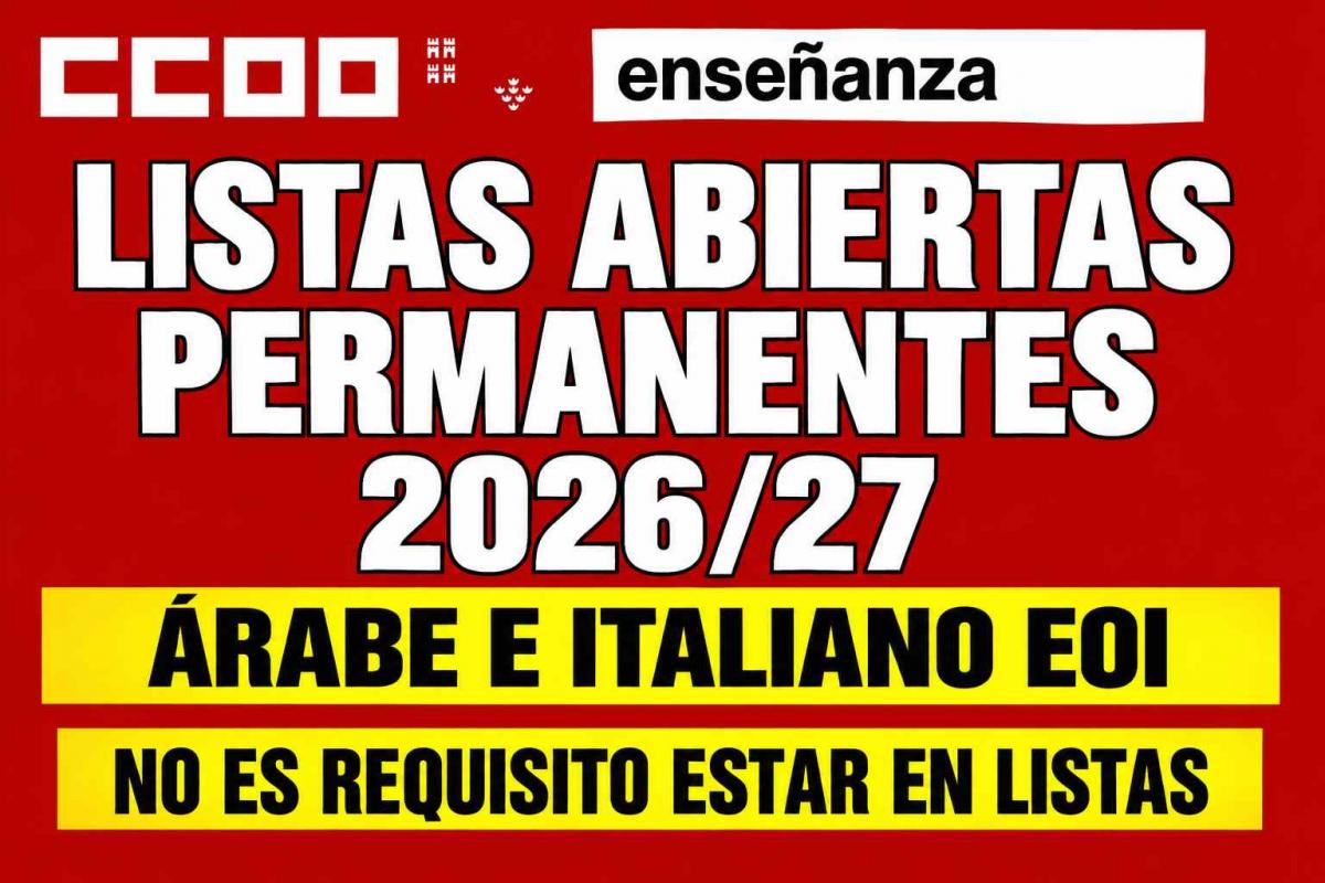 LISTAS ABIERTAS 28 09 26