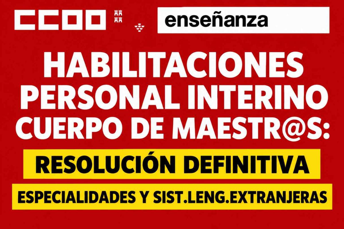 HABILITACIONES INTERINOS MAESTR@S 16 9 26
