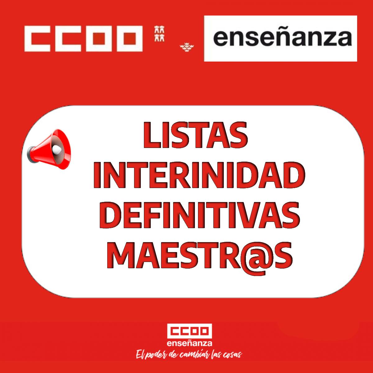 LISTAS MAESTR@S 2025 2026