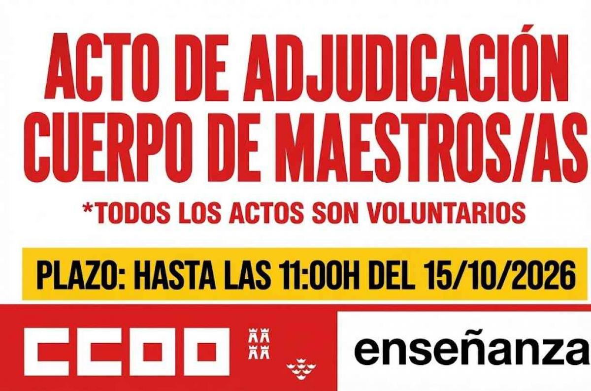 ACTO MAESTR@S 14 10 2026