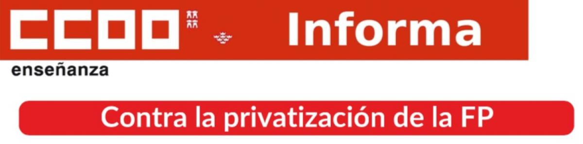 Contra la privatización de la FP