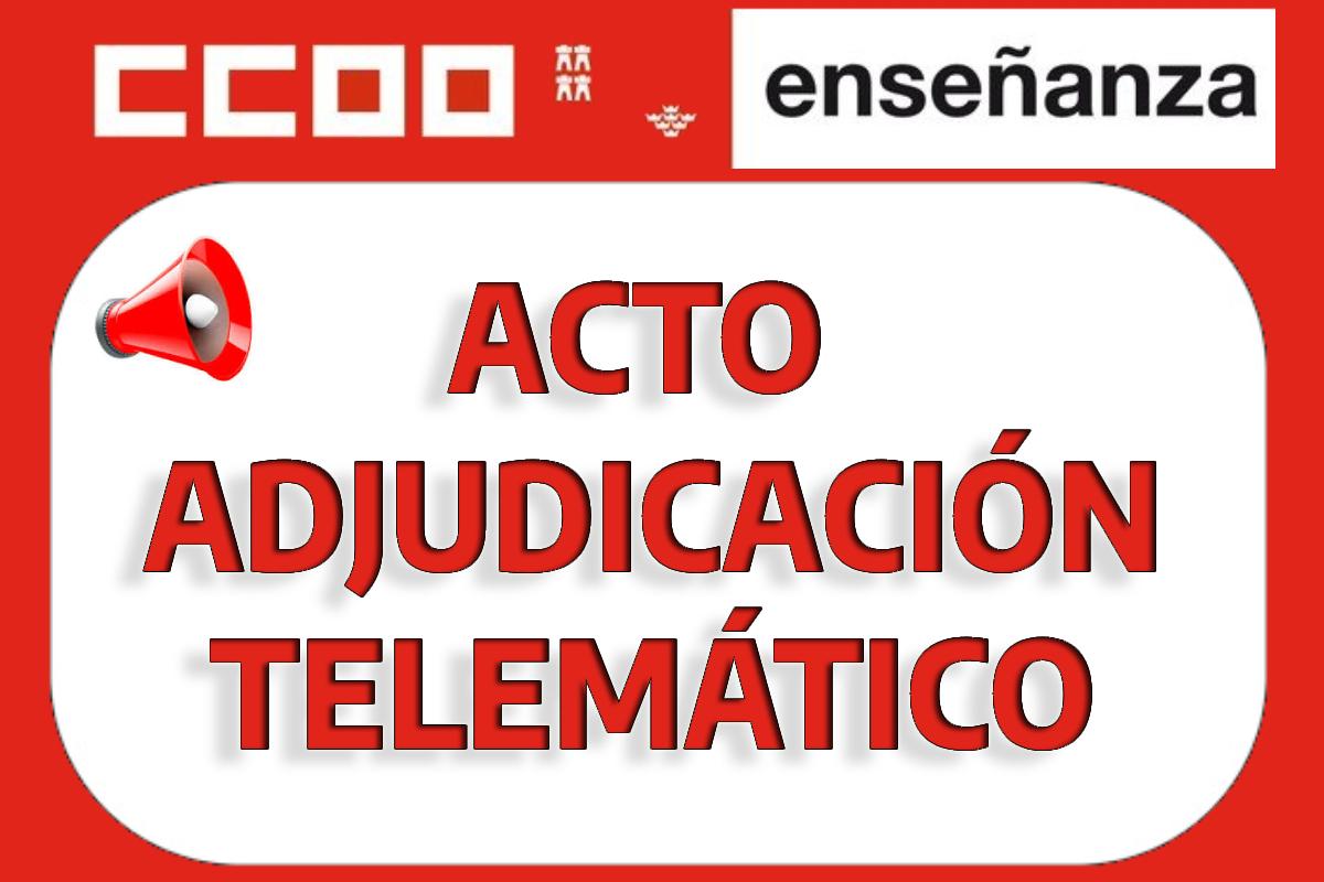 ACTOS DE ADJUDICACIÓN