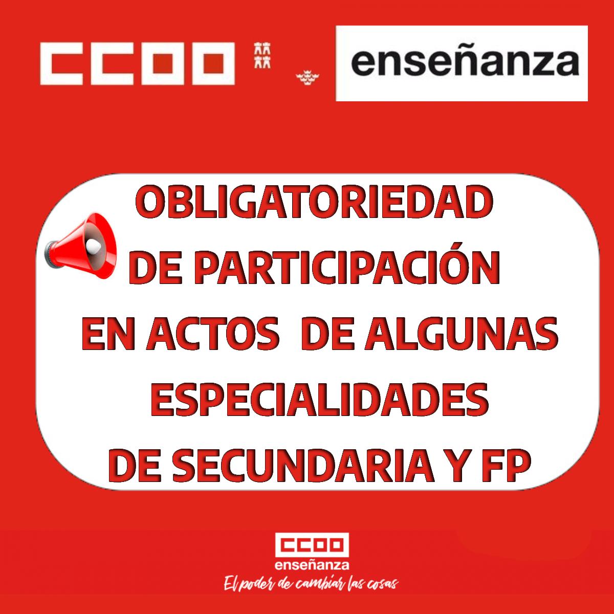 OBLIGATORIEDAD ALGUNAS ESPECIALIDADES 15 09 2025