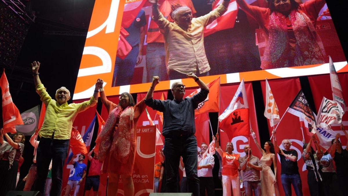 Imagen del acto de Vistalegre.
