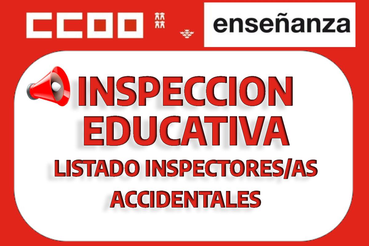 LISTADO INSPECTORES/AS ACCIDENTALES