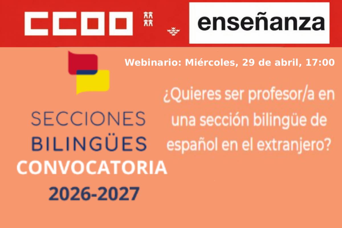 SECCIONES BILINGÜES 28 04 2026