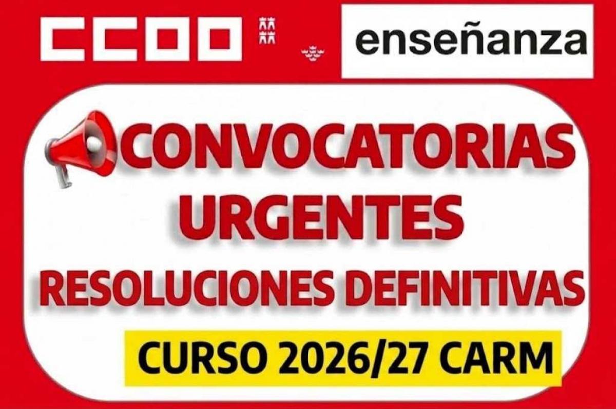 CON URGENTES RESOLUCIONES DEFINITIVAS 1 10 26