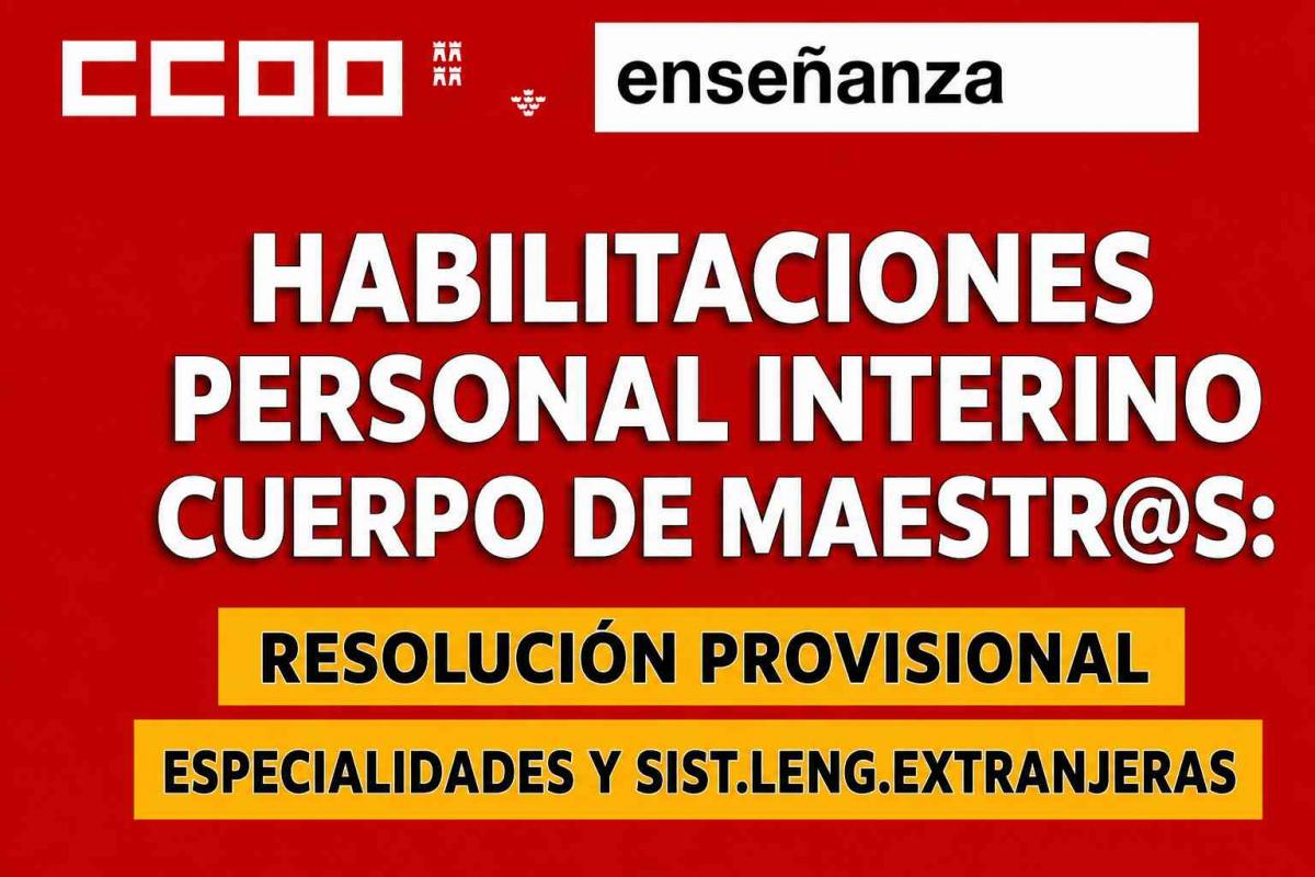 HABILITACIONES INTERINOS MAESTR@S 3 9 26