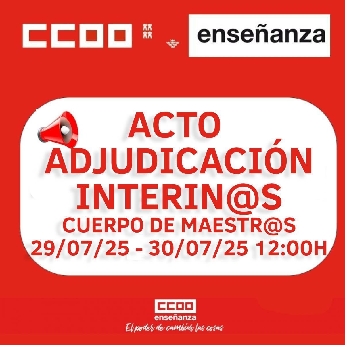 acto maestrso julio