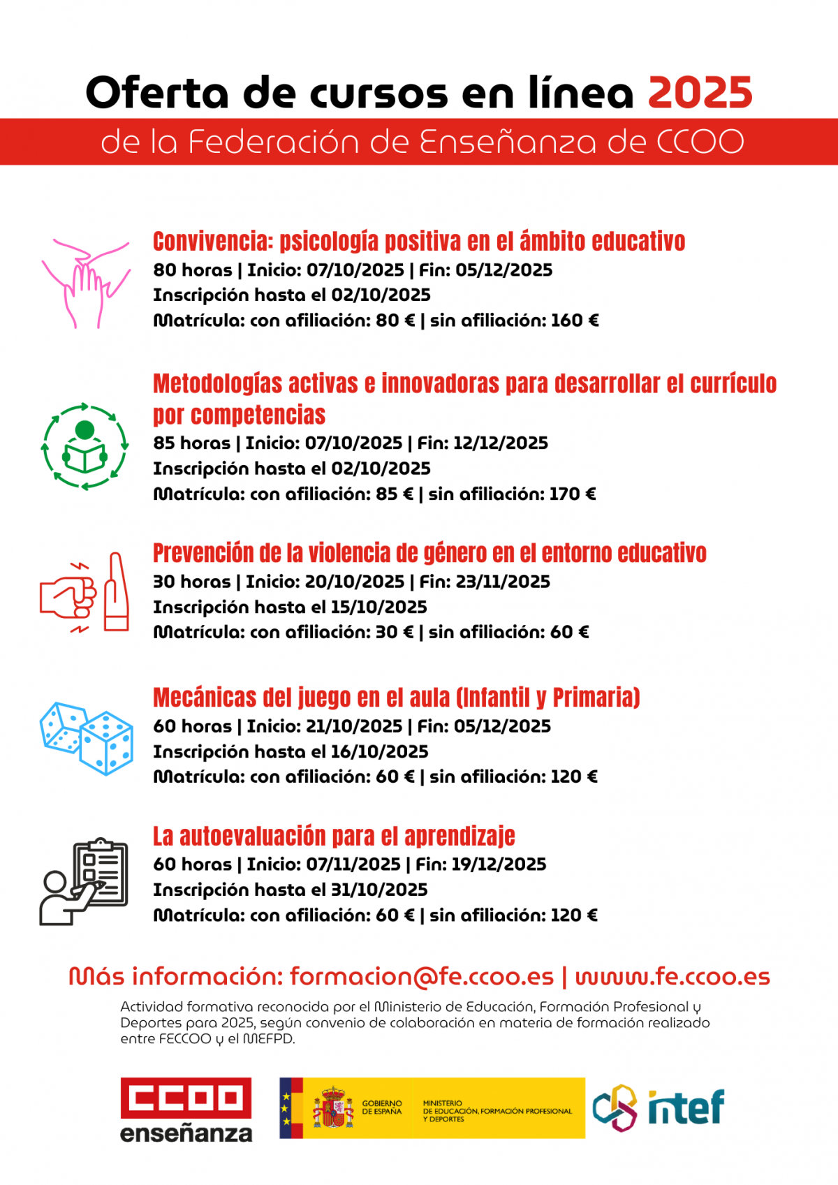CURSOS OCTUBRE