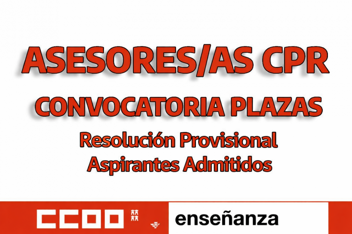 asesores/as CPR admitid@s provisional