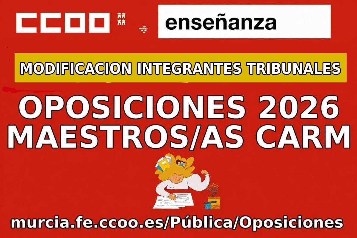 MODIFICACIÓN TRIBUNALES 29 5 2026
