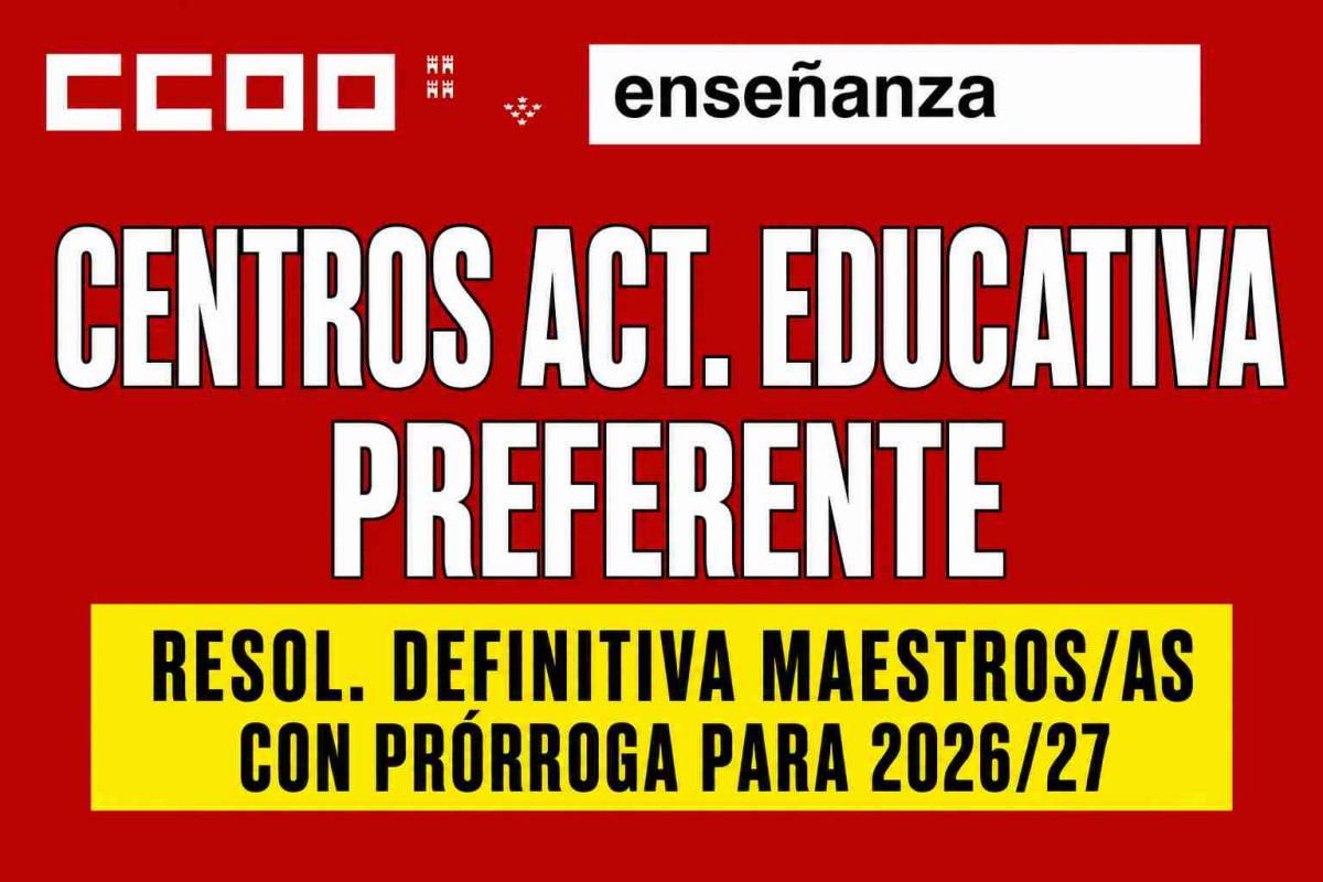 CAEP PRÓRROGA MAESTROS DEFINITIVA