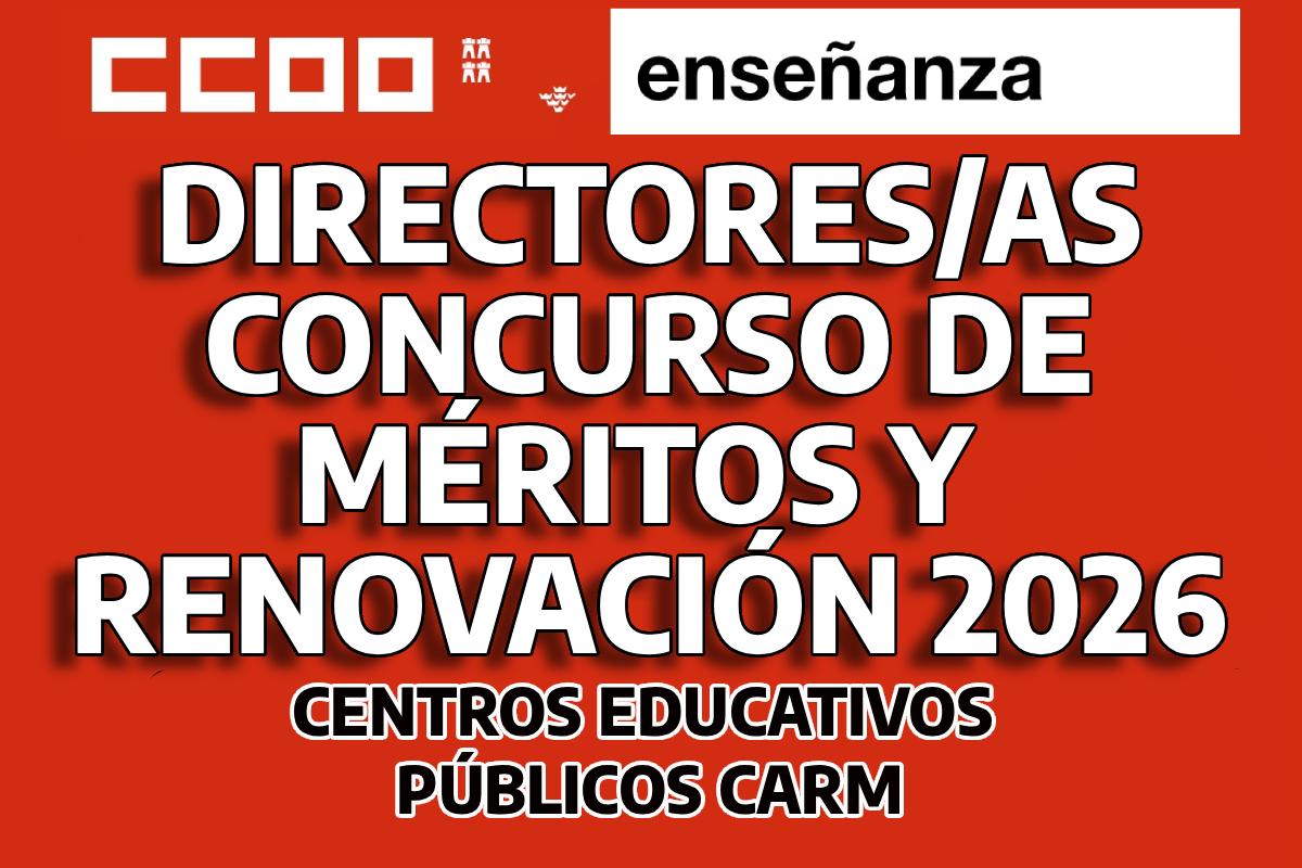 CONCURSO Y RENOVACIÓN DIRECTORES/AS 2026