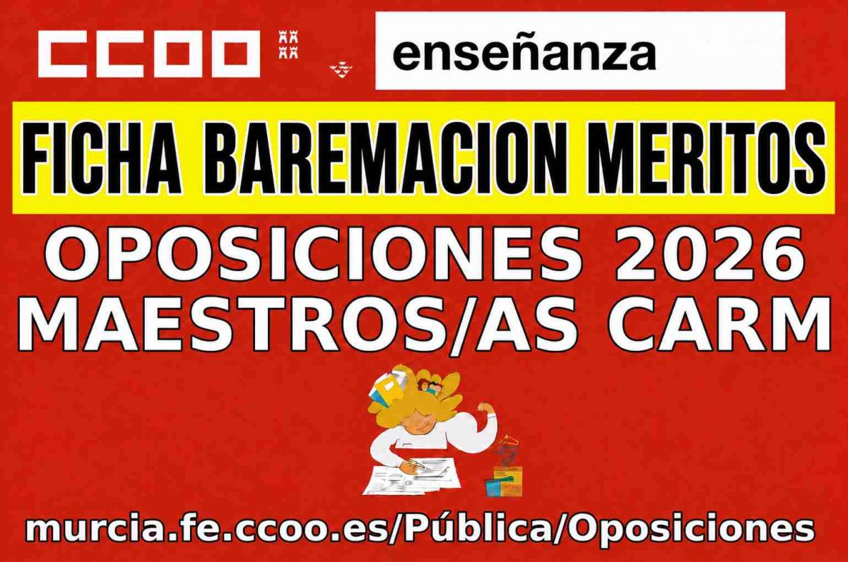 FICHA BAREMACIÓN OPOSICIONES MAESTROS-AS 2026