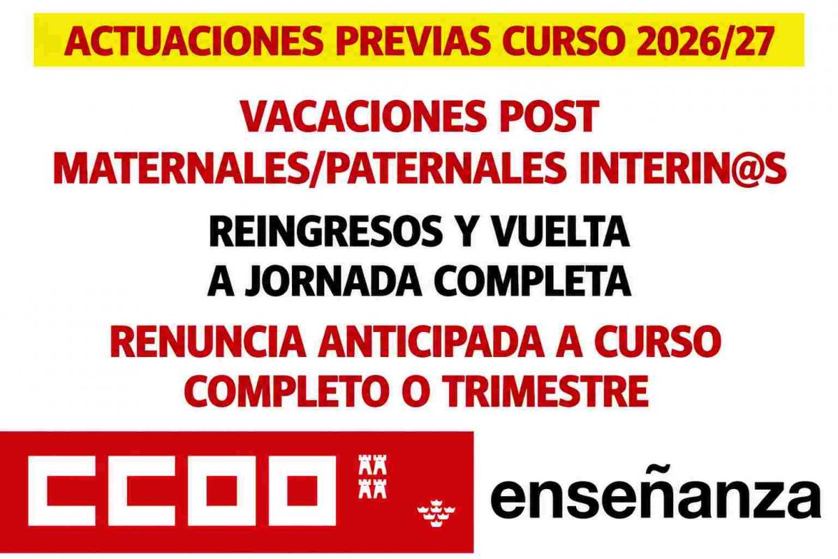 ACTUACIONES PREVIAS 2026 2027