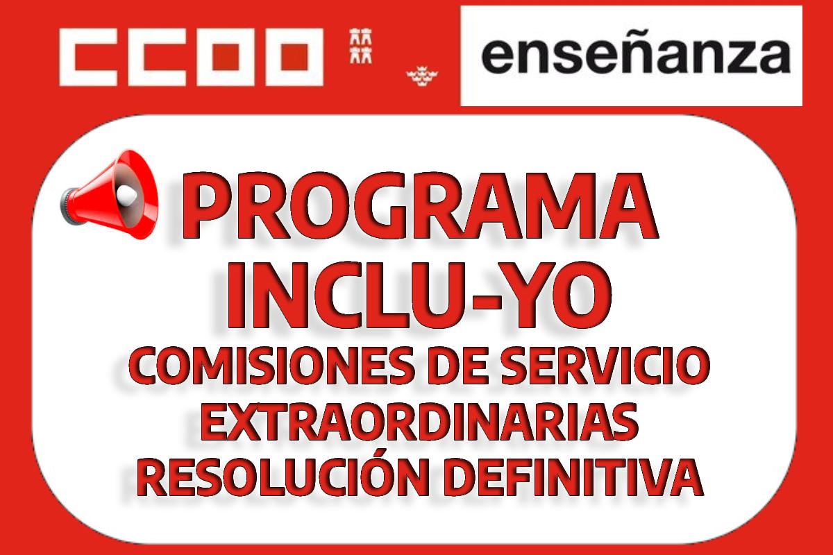 COMISIONES SERVICIO INCLU-YO