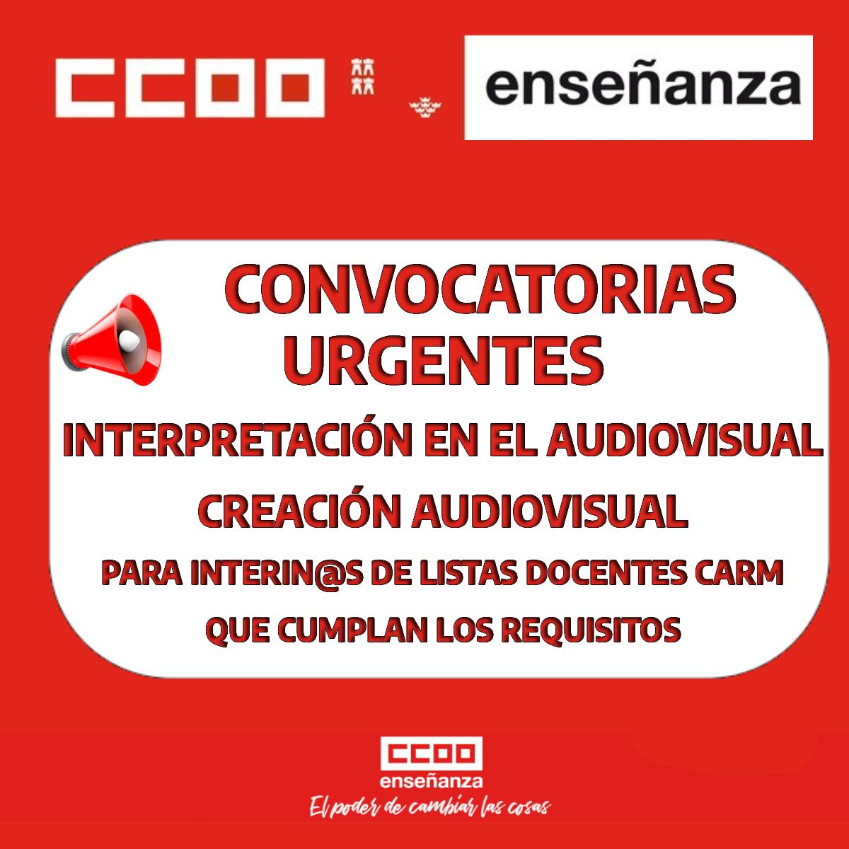CONVOCATORIAS URGENTES 4 9 2025