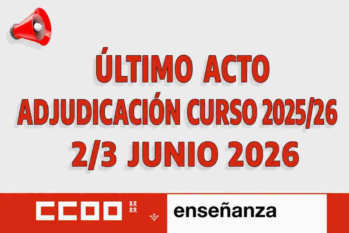 ÚLTIMO ACTO 2025 2026