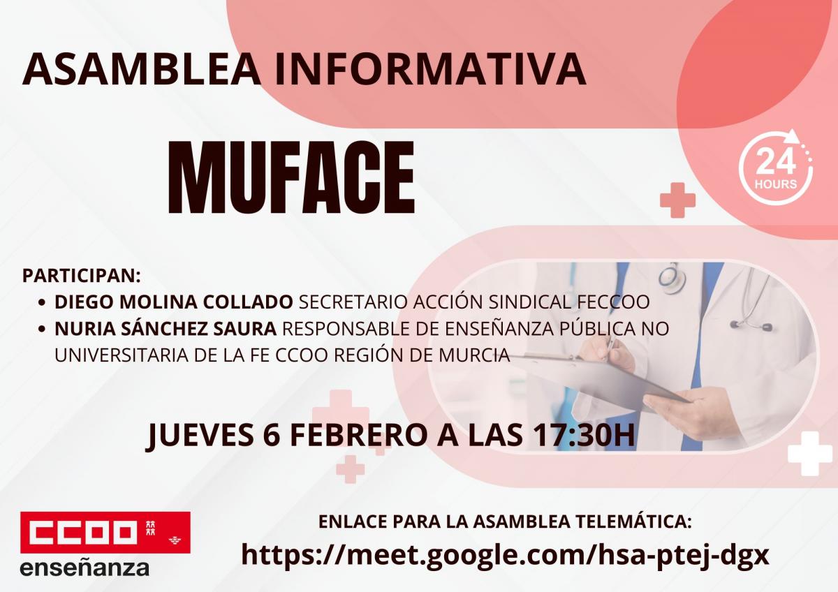 CARTEL ASAMBLEA MUFACE 6 FEBRERO 2025