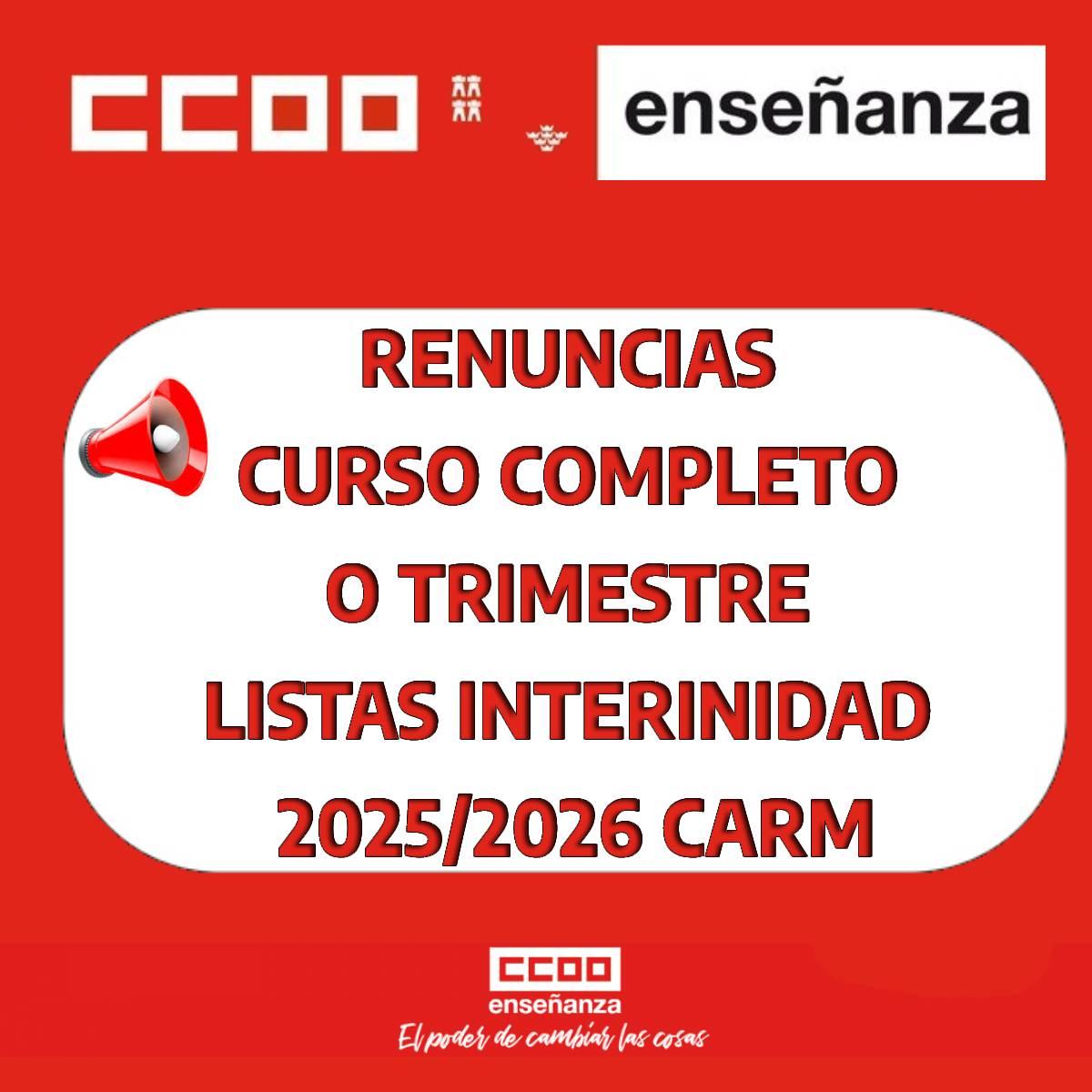 RENUNCIAS
