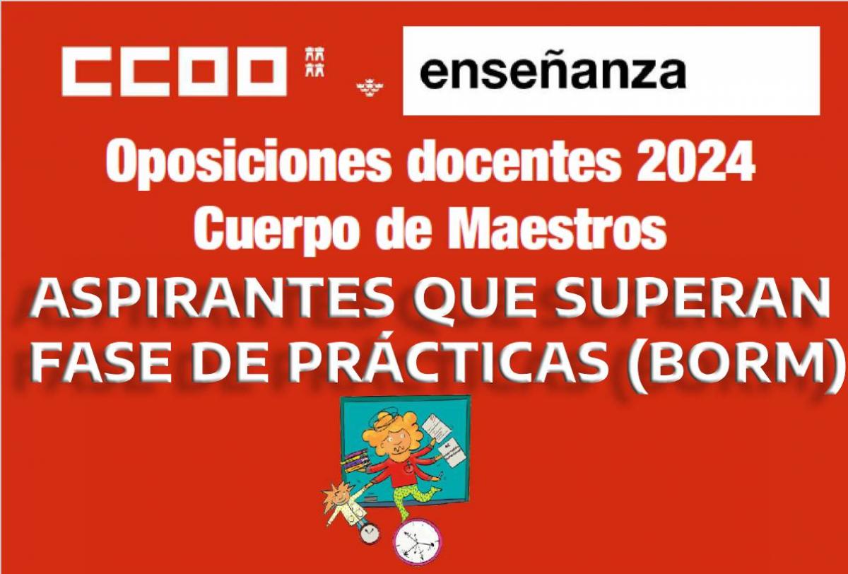 OPOSICIONES 2024 ,FASE PRÁCTICAS SUPERADA