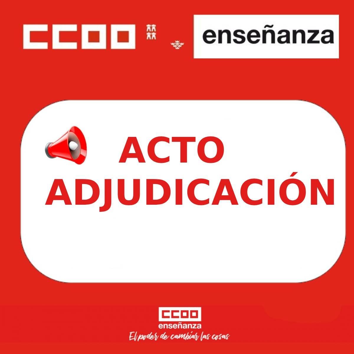 ACTO ADJUDICACIN