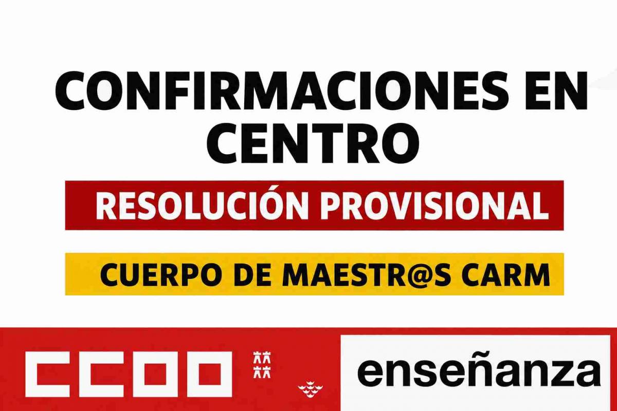 CONFIRMACIONES MAESTROS-AS PROV 16 07 2026